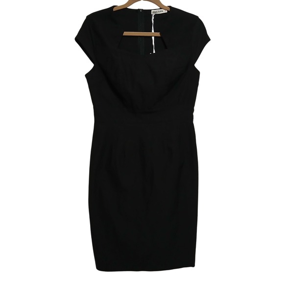 Grace Karin Dresses & Skirts - Grace Karin Black Sheath Dress Cut Out Neckline Career Cocktail Medium